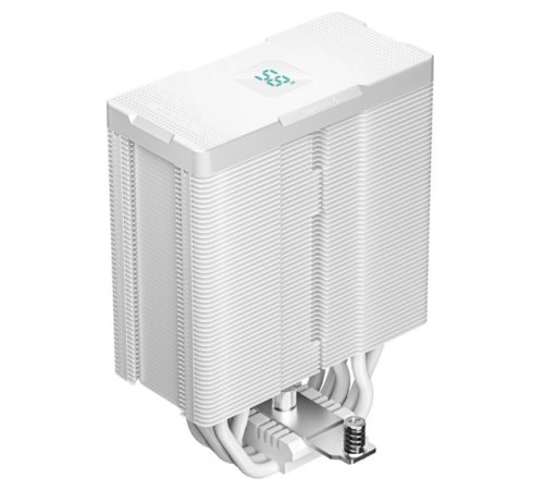 Кулер для процессора DEEPCOOL AG500 DIGITAL WH ARGB LGA1700/1200/115X/AM5/AM4 (9шт/кор, TDP 240W, PWM, ARGB Fan 120mm, 5 тепл. трубок, белый) RET