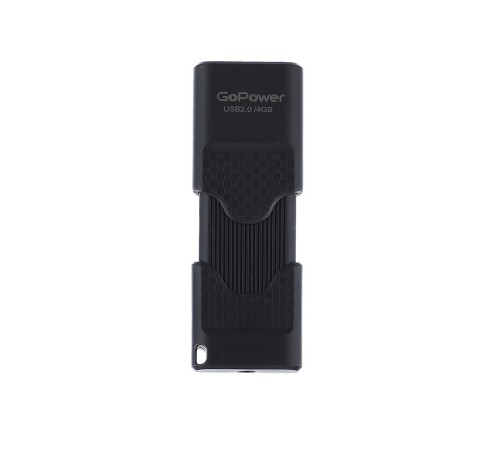 Флеш-накопитель/ Флеш-накопитель GoPower SLIDER 4GB USB2.0 пластик черный матовый (1/50/1000) Флеш-накопитель/ Флеш-накопитель GoPower SLIDER 4GB USB2.0 пластик черный матовый (1/50/1000)