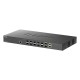 коммутатор D-Link PROJ Настраиваемый L2+ коммутатор, 10x10GBase-X SFP+, 2xCombo 10GBase-T/SFP+, CLI, консольный порт RJ-45