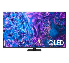 Телевизор ЖК 85'' Samsung/ 85", QLED, Ultra HD, Tizen Smart TV, 120 Hz, HDR10+, Wi-Fi, Voice, DVB-T2/C/S2, Bluetooth, CI+(1.4), FreeSync Premium, 20W, OTS Lite, 3HDMI, 2USB, Titan Gray 2024