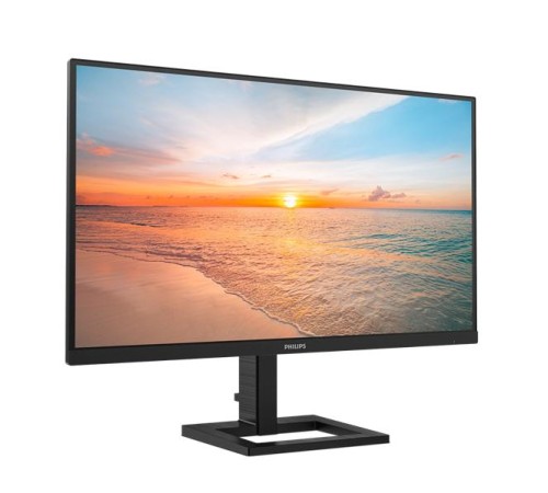 Мониор 27" Philips 27E1N1800AE 3840x2160, WLED, 16:9, IPS, 350cd,1000:1, MID, 4ms, 178/178, 2xHDMI 2.0, DP, 2xUSB 3.3, USB- C (65W), 60 Hz, Speak, Tilt, HAS, Внутр, VESA, Black, 3y
