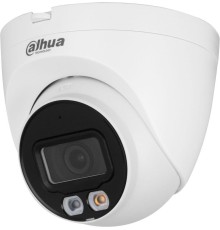 Уличная купольная IP-видеокамера Full-color с ИИ, 8Мп; 1/2.7 CMOS; объектив 2.8мм; WDR(120дБ); чувствительность 0.008лк@F1.6 сжатие: H.265+ H.265 H.264+ H.264 MJPEG; 2 потока до 8Мп@20/с; видеоаналитика: SMD Plus (Умная детекция движения) охрана периметра