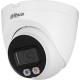 Уличная купольная IP-видеокамера Full-color с ИИ, 8Мп; 1/2.7 CMOS; объектив 2.8мм; WDR(120дБ); чувствительность 0.008лк@F1.6 сжатие: H.265+ H.265 H.264+ H.264 MJPEG; 2 потока до 8Мп@20/с; видеоаналитика: SMD Plus (Умная детекция движения) охрана периметра