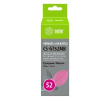 -/ Чернила Cactus CS-GT52MB M0H55AE пурпурный 100мл для HP DeskJet GT 5810/5820/5812/5822
