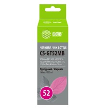 -/ Чернила Cactus CS-GT52MB M0H55AE пурпурный 100мл для HP DeskJet GT 5810/5820/5812/5822