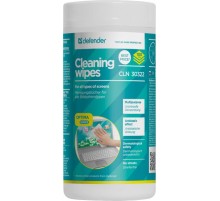 Defender Салфетки для экранов CLN 30322 Optima 100 шт,туба,термобонд