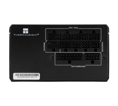 Блок питания 850W/ Power Supply Thermalright, 850W 80+ Gold (ATX, 3.1, PCIe 5.1, Full modular, 1x24(20+4)pin 600mm, 2xCPU 8(4+4)pin 650mm, 2xPCIe*2 8(6+2)pin 650+150mm, 1x12VHPWR PCIe 5.1 12+4pin 600mm, 2xSATA*4 450+150+150+150mm, 1xMOLEX4pin*3 500+150+15 Блок питания 850W/ Power Supply Thermalright, 850W 80+ Gold (ATX, 3.1, PCIe 5.1, Full modular, 1x24(20+4)pin 600mm, 2xCPU 8(4+4)pin 650mm, 2xPCIe*2 8(6+2)pin 650+150mm, 1x12VHPWR PCIe 5.1 12+4pin 600mm, 2xSATA*4 450+150+150+150mm, 1xMOLEX4pin*3 500+150+15