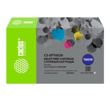-/ Картридж струйный Cactus CS-EPT6039 T6039 св.сер.пигм. (220мл) для Epson Stylus PRO 7880/9880