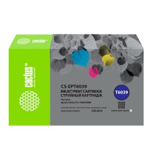 -/ Картридж струйный Cactus CS-EPT6039 T6039 св.сер.пигм. (220мл) для Epson Stylus PRO 7880/9880