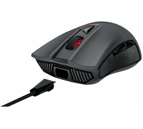 Мышь ASUS ROG GLADIUS II CORE, 92,5g, Wired, 6,2K DPI Sensor, 6 Programmable Buttons, Black