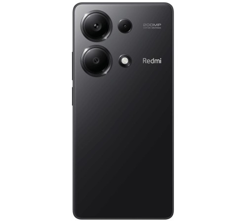Redmi Note 13 Pro Midnight Black (23117RA68G), 16,9 cm (6.67") 20:9 2400 x 1080, 2х2.8 ГГц + 6х2.0 ГГц, 8 Core, 12 GB, 512 GB, 200 МП/16Mpix, 2 Sim, 5.2, Wi-Fi, NFC, GPS / A-GPS, ГЛОНАСС, Galileo, Beidou, Type-C, 5000 mAh, 187g, 161 ммx75 ммx8 мм