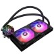 Система жидкостного охлаждения/ Water Cooling System Thermalright Aqua Elite 240 V3 (240mm, Black, ARGB/ Fans: 2x120mm, 66.17CFM, 25.6dBA, 1500RPM/ Pump height 53mm, 23dBA, 3300RPM, Rad thickness 27mm/ S: 1700, 1200, 20XX, 115X, AM5, AM4)