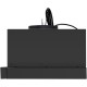 ВЫТЯЖКА HOMSair Flat 50 Black/ встраиваемая, кнопочное управление, 2 скорости, 520 м3/ч, до 20 м2, 45 дБ, угольный фильтр CF110 - 1 шт, ШхВхД: 500х176х280 мм, черный цвет