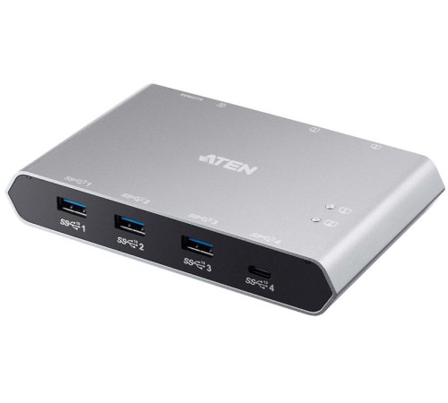 USB переключатель ATEN 2-Port USB-C Gen 2 Sharing Switch with Power Pass-through USB переключатель ATEN 2-Port USB-C Gen 2 Sharing Switch with Power Pass-through