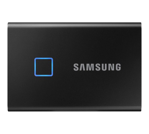Внешние HDD и SSD/ Samsung External SSD T7 Touch, 2000GB, Touch ID, Type-C, USB 3.2 Gen2, R/W 1050/1000MB/s, 85x57x8mm, Black (12 мес.) Внешние HDD и SSD/ Samsung External SSD T7 Touch, 2000GB, Touch ID, Type-C, USB 3.2 Gen2, R/W 1050/1000MB/s, 85x57x8mm, Black (12 мес.)