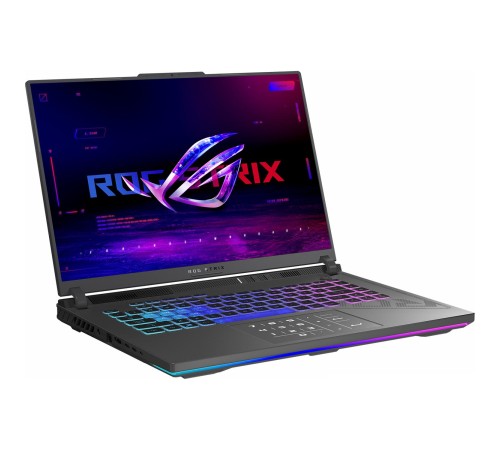 Ноутбук/ ASUS ROG Strix G16 G614JU-N3229 16"(1920x1200 (матовый, 165Hz) IPS)/Intel Core i5 13450HX (2.4Ghz)/16384Mb/512PCISSDGb/noDVD/Ext:nVidia GeForce RTX4050(6144Mb)/Cam/BT/WiFi/90WHr/war 1y/2.5kg/Eclipse Gray/DOS Ноутбук/ ASUS ROG Strix G16 G614JU-N3229 16"(1920x1200 (матовый, 165Hz) IPS)/Intel Core i5 13450HX (2.4Ghz)/16384Mb/512PCISSDGb/noDVD/Ext:nVidia GeForce RTX4050(6144Mb)/Cam/BT/WiFi/90WHr/war 1y/2.5kg/Eclipse Gray/DOS