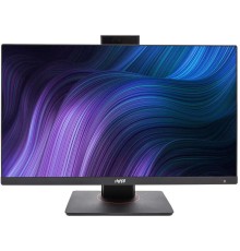 Моноблок/ HIPER V6   23.8"(1920x1080 (матовый) IPS)/Intel Core i5 14400(2.5Ghz)/16384Mb/512PCISSDGb/DVDrw/BT/WiFi/war 1y/6.45kg/черный/Win11Pro + Cam 5.0 SD/Беспроводные МК/WiFi6