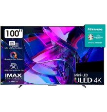 Телевизор Mini LED 110'' Hisense/ 110", Ultra HD, Mini LED, Smart (VIDAA U7.0), 144Гц+240Гц HSR, Game Mode PRO, FreeSync,, Flagship, 4.2.2 82W, 4 HDMI, 2 USB, Carbon Gray 2024