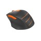 Мышь A4Tech Fstyler FG30S серый/оранжевый оптич. 2000dpi silent беспров. USB 6but (FG30S ORANGE)
