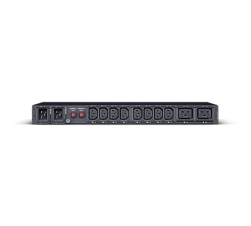 Панель питания распределительная CyberPower ATS CyberPower (PDU20SWHVIEC10ATNET) 1U type, 16Amp,SNMP, plug IEC 320 C20, (8) IEC 320 C13 (2) IEC 320 C19