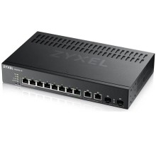 Коммутатор L2 коммутатор Zyxel NebulaFlex Pro GS2220-10, rack 19", 8xGE, 2xCombo (SFP/RJ-45), бесшумный