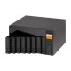 Полка расширения сетевого хранилища без дисков/ SMB QNAP TL-D800S SATA expansion enclosure, 8-tray 3,5"/2,5" w/o HDD. 2xSFF-8088, hardware RAID support, desktop version.