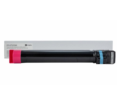 Тонер-картридж F+ imaging, пурпурный, 15 000 страниц, для Xerox моделей WC 7525/7530/7535/7545/7556 (аналог 006R01519), FP-X7525M
