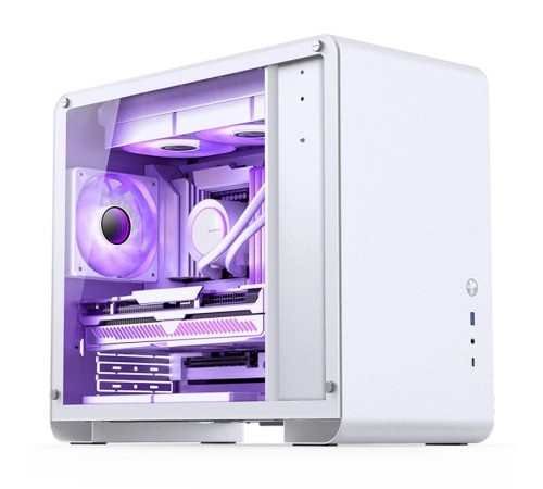 Корпус без блока питания/ Case JONSBO U4 Mini, Mini-Tower, TG, no fan, 1xUSB-A 3.0 + 1xUSB-C 3.2, mATX, mITX White Корпус без блока питания/ Case JONSBO U4 Mini, Mini-Tower, TG, no fan, 1xUSB-A 3.0 + 1xUSB-C 3.2, mATX, mITX White