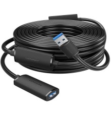 Активный кабель-удлинитель Vention USB 3.0 AM/AF с усилителем - 10м Черный