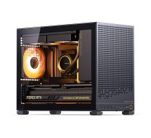 Корпус без блока питания/ Case JONSBO D32 PRO, Mini-Tower, TG, no fan, 2xUSB-A 3.2 + 1xUSB-C 3.2, mATX, mDTX, mITX Black