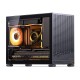 Корпус без блока питания/ Case JONSBO D32 PRO, Mini-Tower, TG, no fan, 2xUSB-A 3.2 + 1xUSB-C 3.2, mATX, mDTX, mITX Black