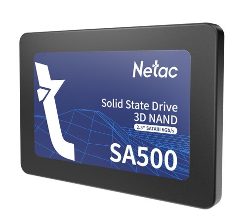 SSD накопитель Netac SSD SA500 960GB 2.5 SATAIII 3D NAND, R/W up to 530/475MB/s, TBW 480TB, 3y wty SSD накопитель Netac SSD SA500 960GB 2.5 SATAIII 3D NAND, R/W up to 530/475MB/s, TBW 480TB, 3y wty