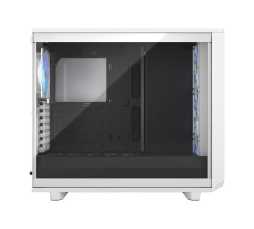 Корпус ПК без блока питания/ Case Fractal Design Meshify 2 RGB TG Clear Tint, Midi-Tower, 4x140mm RGB, 2xUSB-A 3.2 + 1xUSB 3.2 Type-C E-ATX, ATX, mATX, mITX White