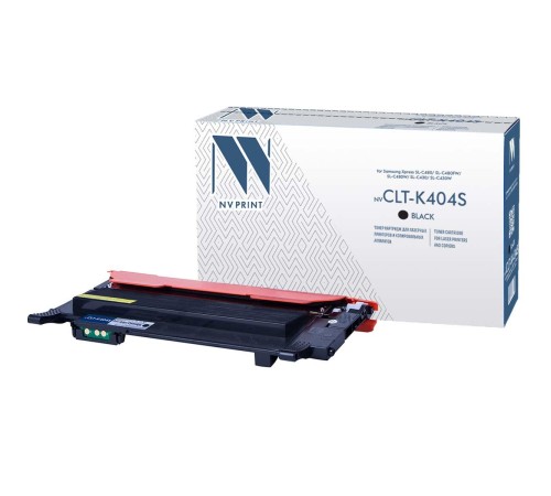 -/ Тонер-картридж NVP NV-CLT-K404S Black для Samsung Xpress SL-C480/ SL-C480FW/ SL-C480W/ SL-C430/ SL-C430W (1500k)
