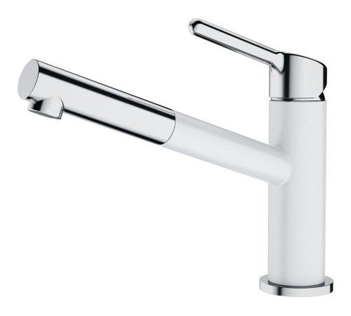 Смеситель Franke 115.0623.139/ Best, Смеситель ORBIT PULL-OUT, с выдвижным шлангом, хром/белый Смеситель Franke 115.0623.139/ Best, Смеситель ORBIT PULL-OUT, с выдвижным шлангом, хром/белый