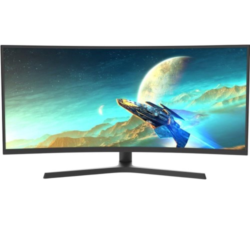 Монитор/ Монитор VALDAY AL77AZF (34" / IPS / 3440x1440 / 165Hz / 2xHDMI / 2xDP / 178/178 / 300cd / Крепление VESA / Динамики / Черный)