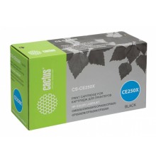 -/ Картридж лазерный Cactus CS-CE250X CE250X черный (10500стр.) для HP CLJ CP3525/CM3530