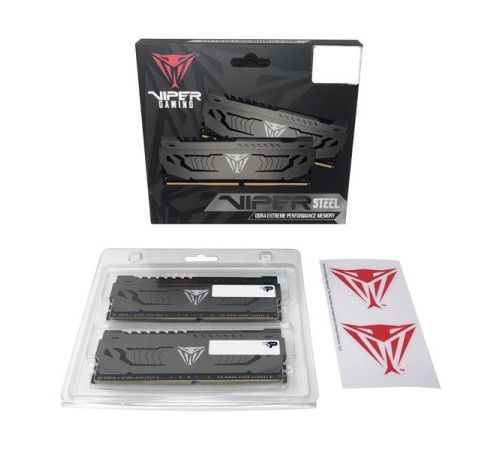 Оперативная память Patriot Viper STEEL DDR4 DIMM 64GB 3600MHz KIT 2*32GB CL18 18-20-20-40 1.35V