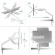 ONKRON кронштейн для монитора 13"-32" настольный, белый G100 (Мятая упаковка)