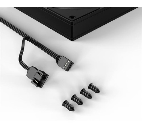 Вентилятор для корпуса ID-COOLING AS-140-K 140x140x25мм (60шт./кор, PWM, резиновые углы, черный, 300-1800об/мин, супертихий) BOX