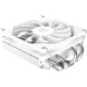 Кулер для процессора/ CPU Cooler ID-COOLING IS-40X V3 WHITE (95W, 4-pin PWM, 45mm, Al, 4x6mm, 1x92mm, 46CFM, 35.2dBA, 2800RPM, S: 1851/1700/1200/115X, AM5/AM4, White)