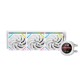 Водяное охлаждение для процессора/ Water Cooling System SAMA Q60 White (360mm, LED temp., White, ARGB/ Fans: 3x120mm, 86CFM, 30dBA, 2600RPM/ Pump height 64mm, 30dBA, 2800RPM, Rad thickness 27mm/ S: 1851, 1700, 1200, 20XX, 115X, AM5, AM4)