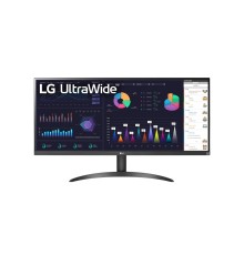 Монитор 34'' LG 34WQ500-B/ LG UltraWide 34WQ500-B 34" IPS monitor, 2560x1080, 400cd/m2, 21:9, 1000:1, 5мс (GtG), HDMI, DP, Headphone Out, 100Hz, 178/178, VESA (100x100 мм), sRGB 99%, внешний БП, AMD FreeSync, Tilt, black