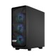 Корпус ПК без блока питания/ Case Fractal Design Meshify 2 Compact Lite RGB TG Light Tint, Midi-Tower, 4x120mm RGB, 2xUSB-A 3.2 ATX, mATX, mITX Black