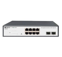 Коммутатор/ Smart Managed L2 Switch 8x1000Base-T, 2x1000Base-X SFP