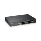 Коммутатор/ ZYXEL GS1900-24EP Smart L2 PoE + switch , rack 19 ", 24xGE (12xPoE +), PoE budget 130 W