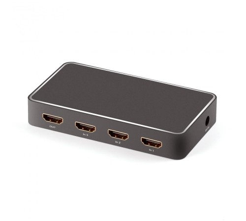 Greenconnect Переключатель HDMI V2.0+USB Charge 3 к 1 серия Greenline Greenconnect Переключатель HDMI V2.0+USB Charge 3 к 1 серия Greenline