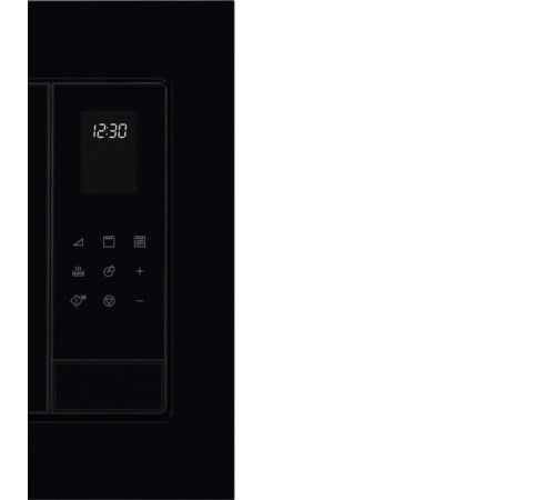 Встраиваемая микроволновая печь ELECTROLUX/ Микроволновая печь с грилем, объем 25 л., высота 390 мм, цвет черный
