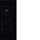 Встраиваемая микроволновая печь ELECTROLUX/ Микроволновая печь с грилем, объем 25 л., высота 390 мм, цвет черный