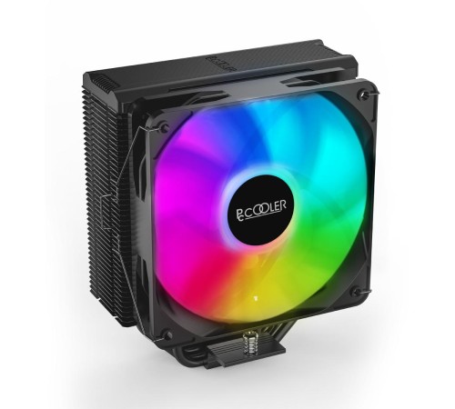 Кулер для процессора/ CPU Cooler PCCooler PALADIN EX400 ARGB (180W, 4-pin PWM, 157mm, Al/Cu, 4x6mm, ARGB, 1x120mm, 73.6CFM, 28.6dBA, 1800RPM, S: 1851/1700/1200/115X, AM5/AM4, black) Кулер для процессора/ CPU Cooler PCCooler PALADIN EX400 ARGB (180W, 4-pin PWM, 157mm, Al/Cu, 4x6mm, ARGB, 1x120mm, 73.6CFM, 28.6dBA, 1800RPM, S: 1851/1700/1200/115X, AM5/AM4, black)